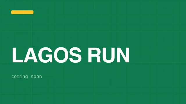 Lagos Run thumbnail showing an endless runner on Lagos streets